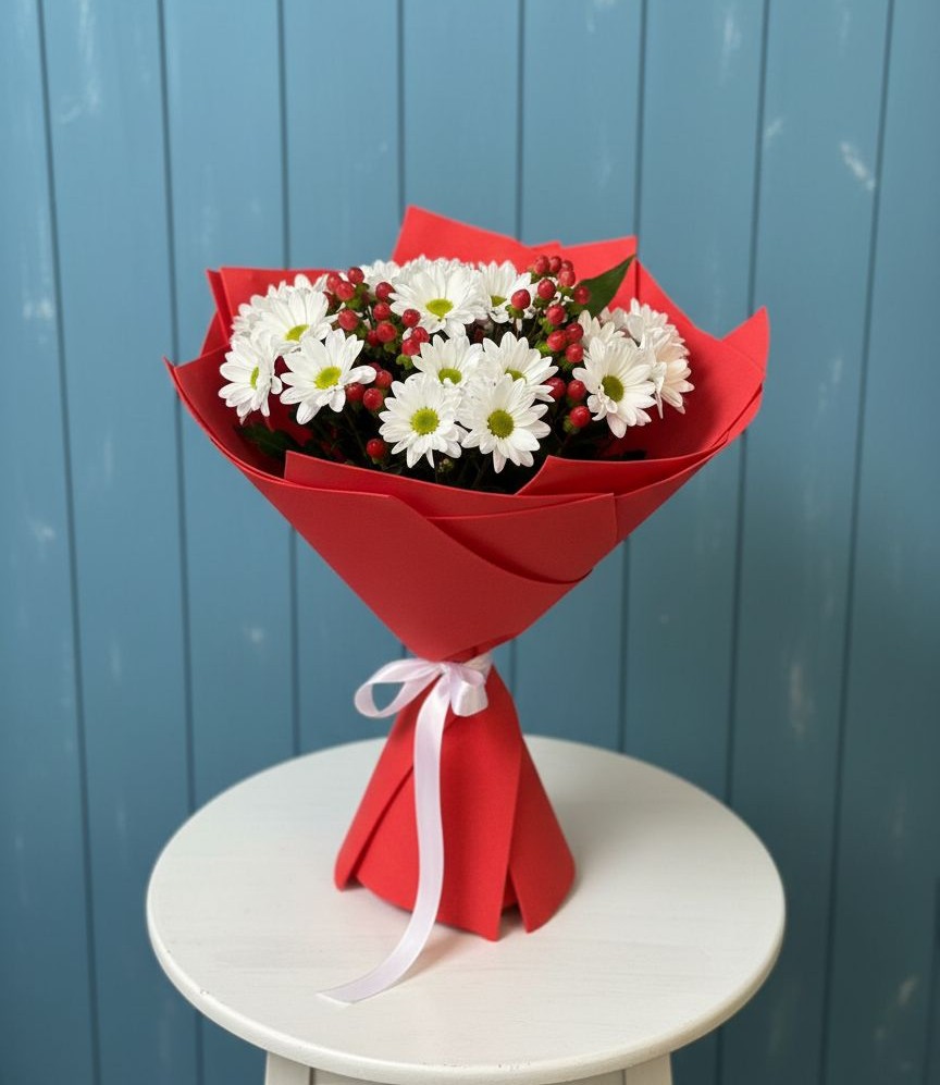 Букет цветов из: Хризантемы в Слюдянке