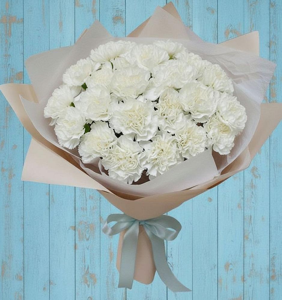 Букет цветов из: Гвоздики в Слюдянке