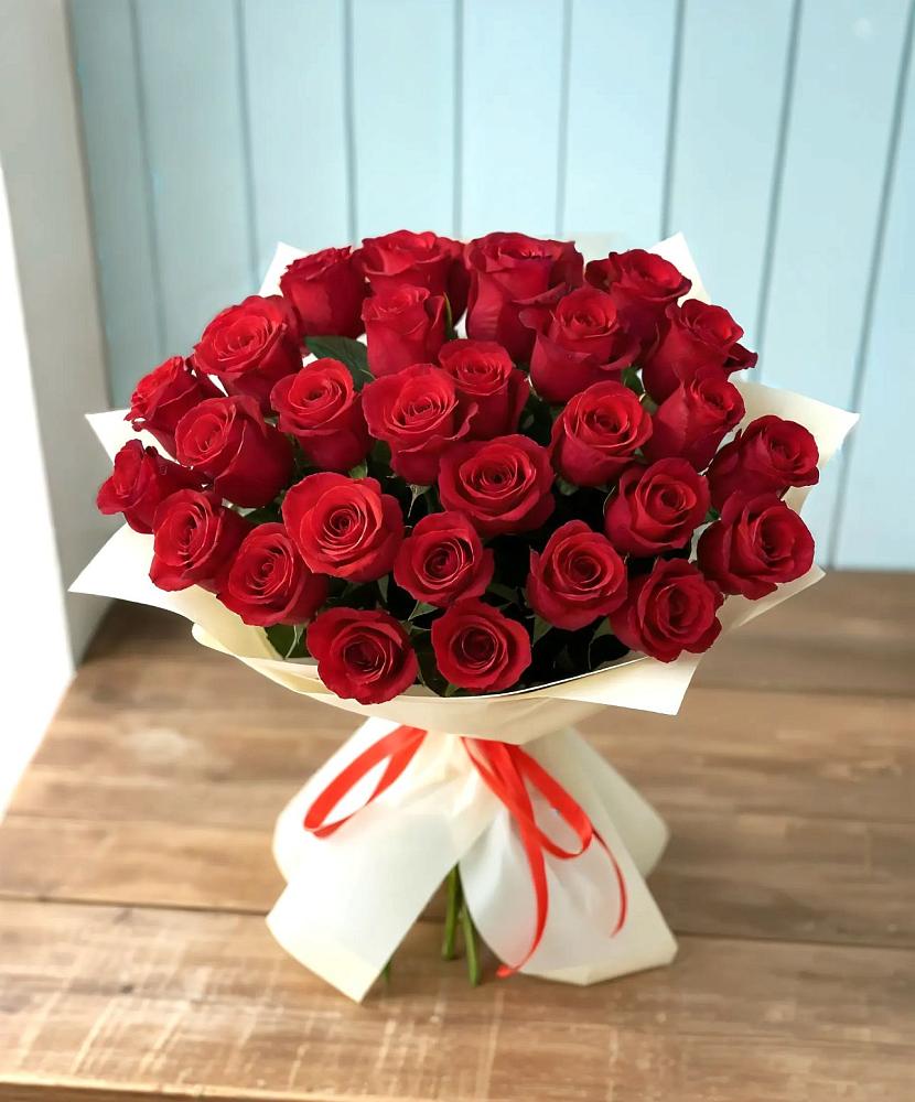 Букет 29 Красных роз в Слюдянке