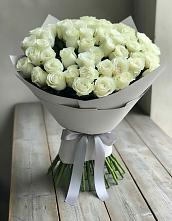 Букет 35 Белых роз в Слюдянке