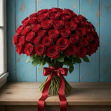 Букет Красные розы Блэк Меджик в Слюдянке