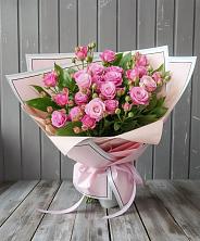 Букет Розовый кустик в Слюдянке