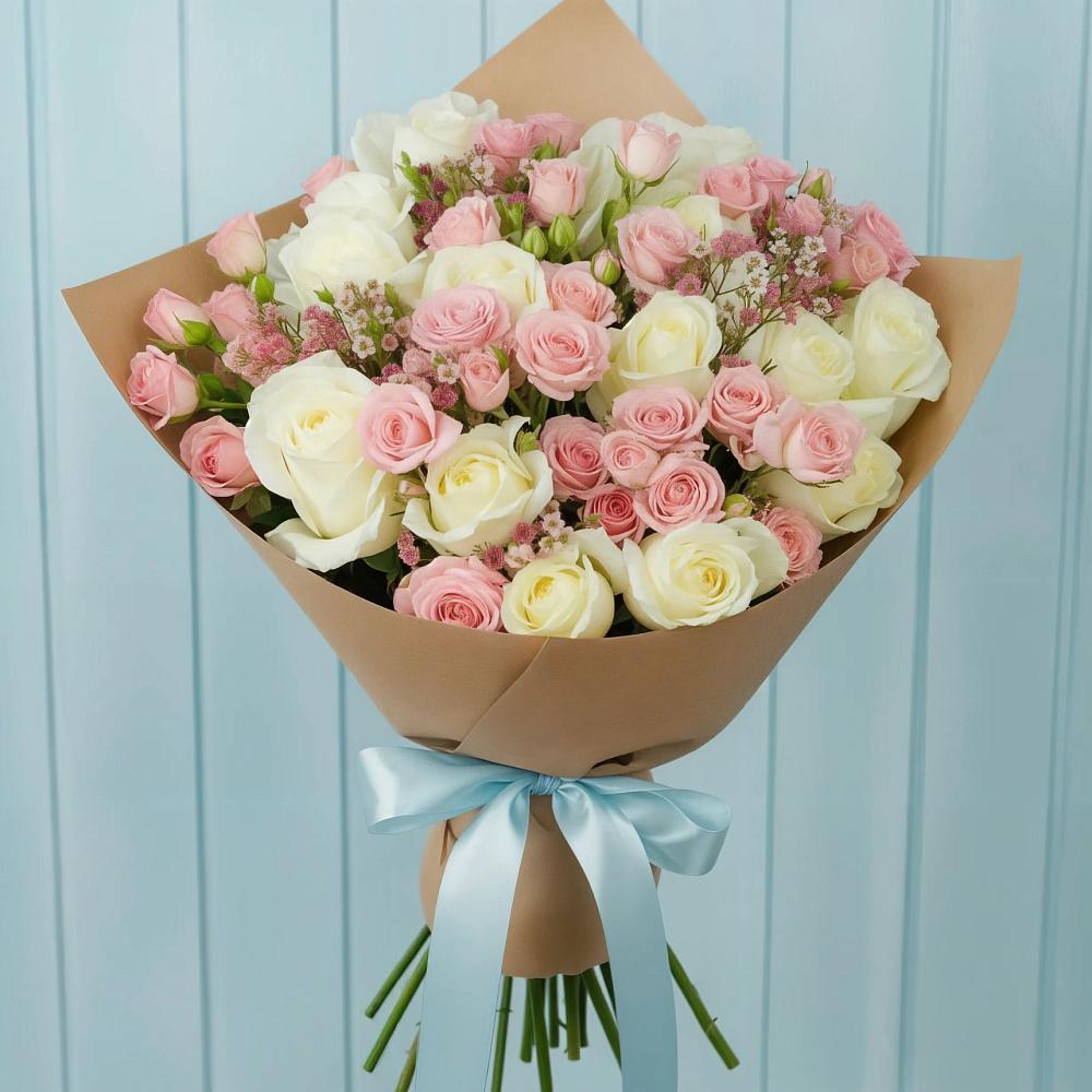 Букет цветов из: Розы в Слюдянке