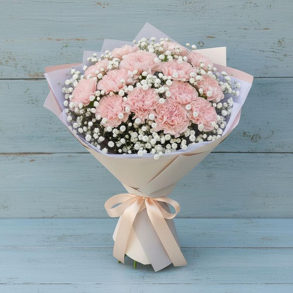 Букет цветов из: Гвоздики в Слюдянке