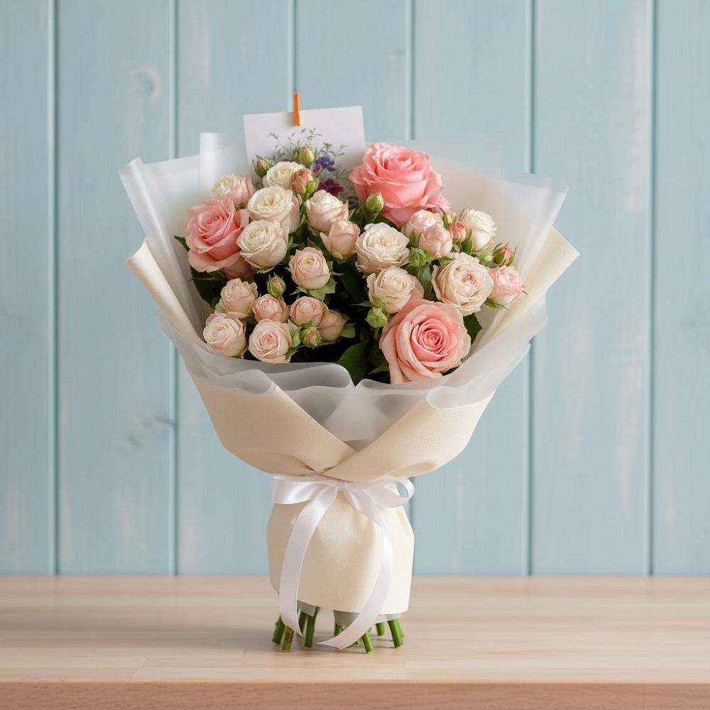 Букет цветов из: Розы в Слюдянке