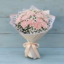Букет цветов из:  Гвоздики в Слюдянке