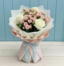 Букет цветов из:  Розы в Слюдянке