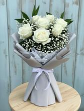 Букет цветов из:  Розы в Слюдянке