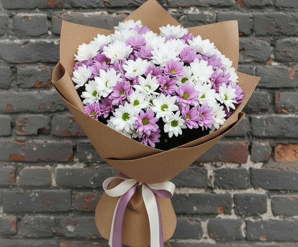 Букет цветов из: Хризантемы в Слюдянке