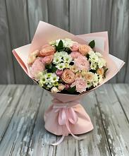 Букет цветов из:  Гвоздики, Розы и Хризантемы в Слюдянке