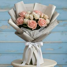 Букет цветов из:  Розы в Слюдянке