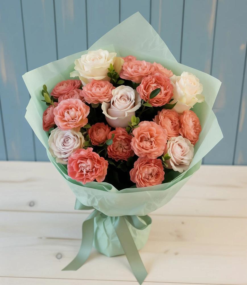 Букет цветов из: Розы в Слюдянке