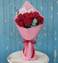 Букет цветов из:  Розы в Слюдянке