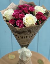 Букет цветов из:  Розы в Слюдянке