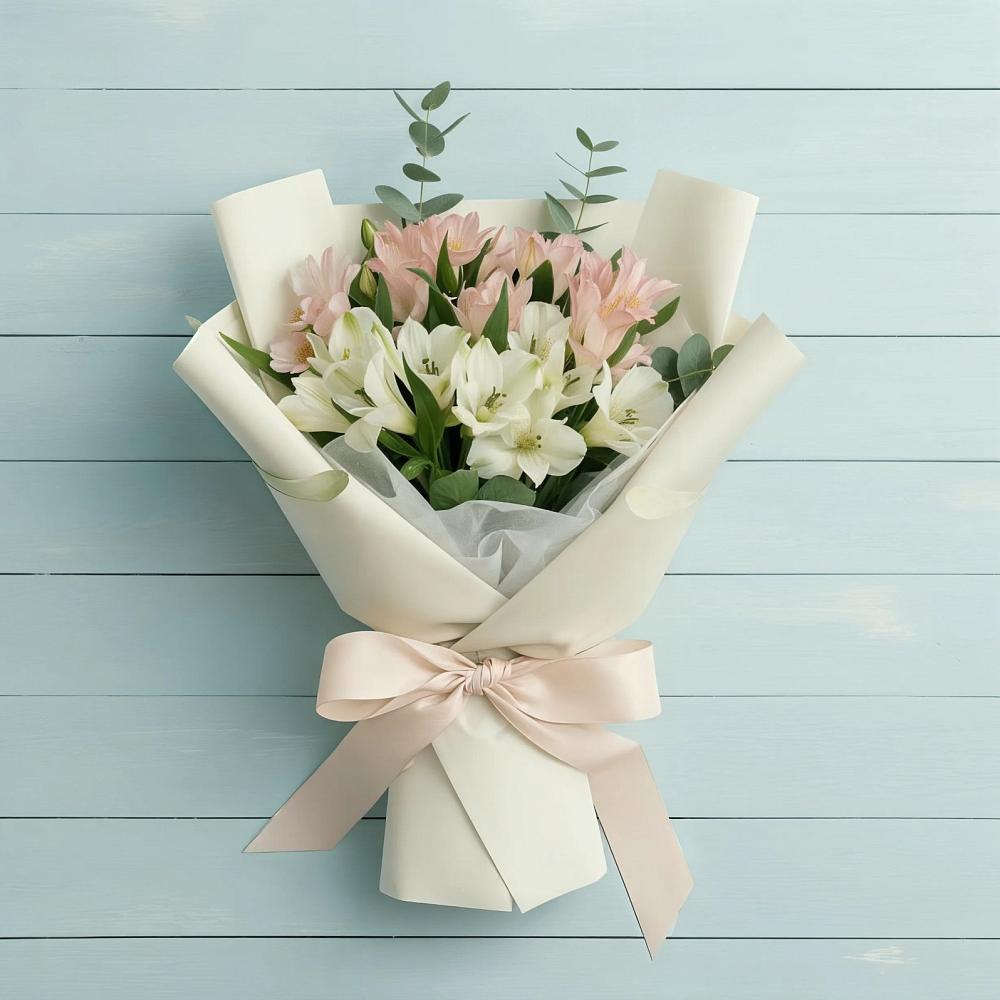 Букет цветов из: Альстромерии в Слюдянке