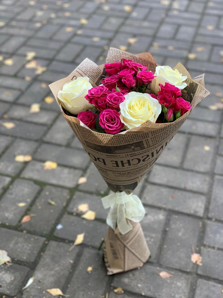Букет цветов из: Розы в Слюдянке