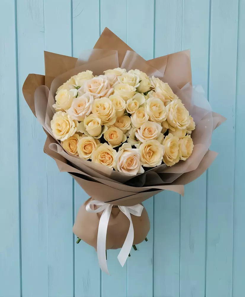 Букет Кремовое облако в Слюдянке