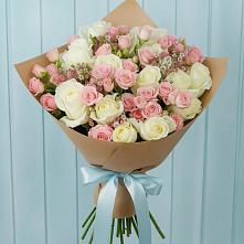 Букет цветов из:  Розы в Слюдянке