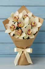 Букет цветов из:  Орхидеи и Розы в Слюдянке