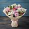 Букет цветов из: Хризантемы, Альстромерии и Розы в Слюдянке